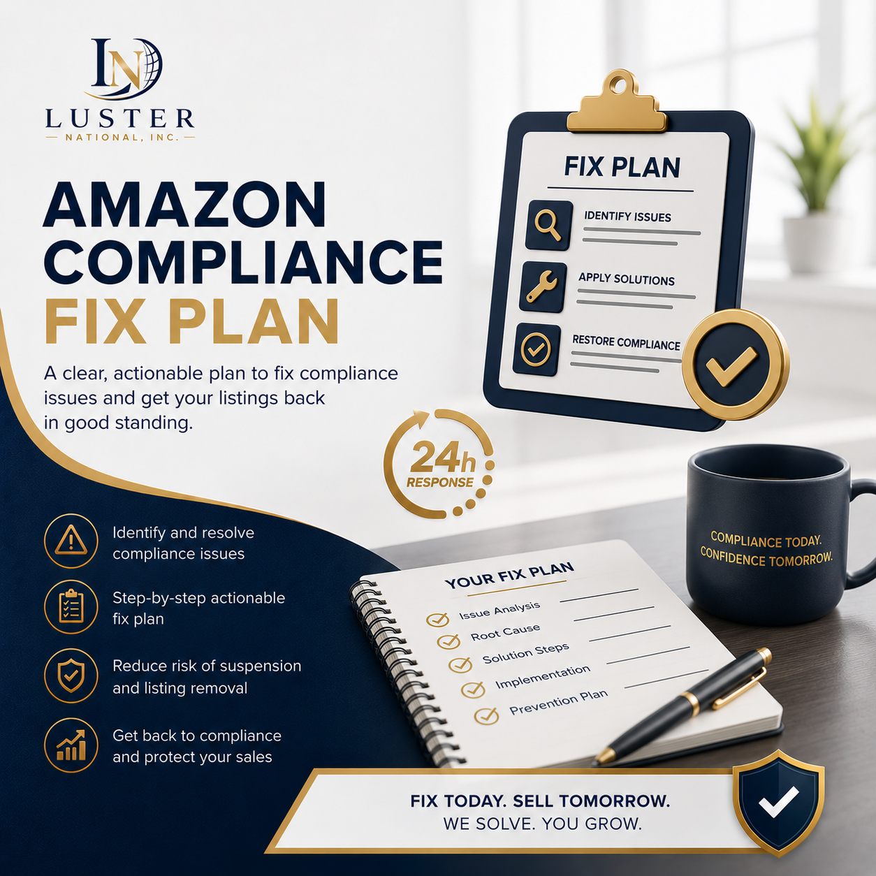 Amazon Compliance Fix Plan