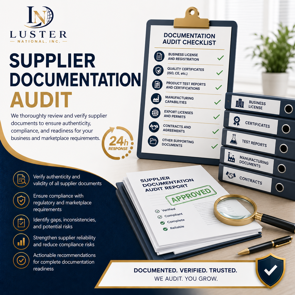 Supplier Documentation Audit