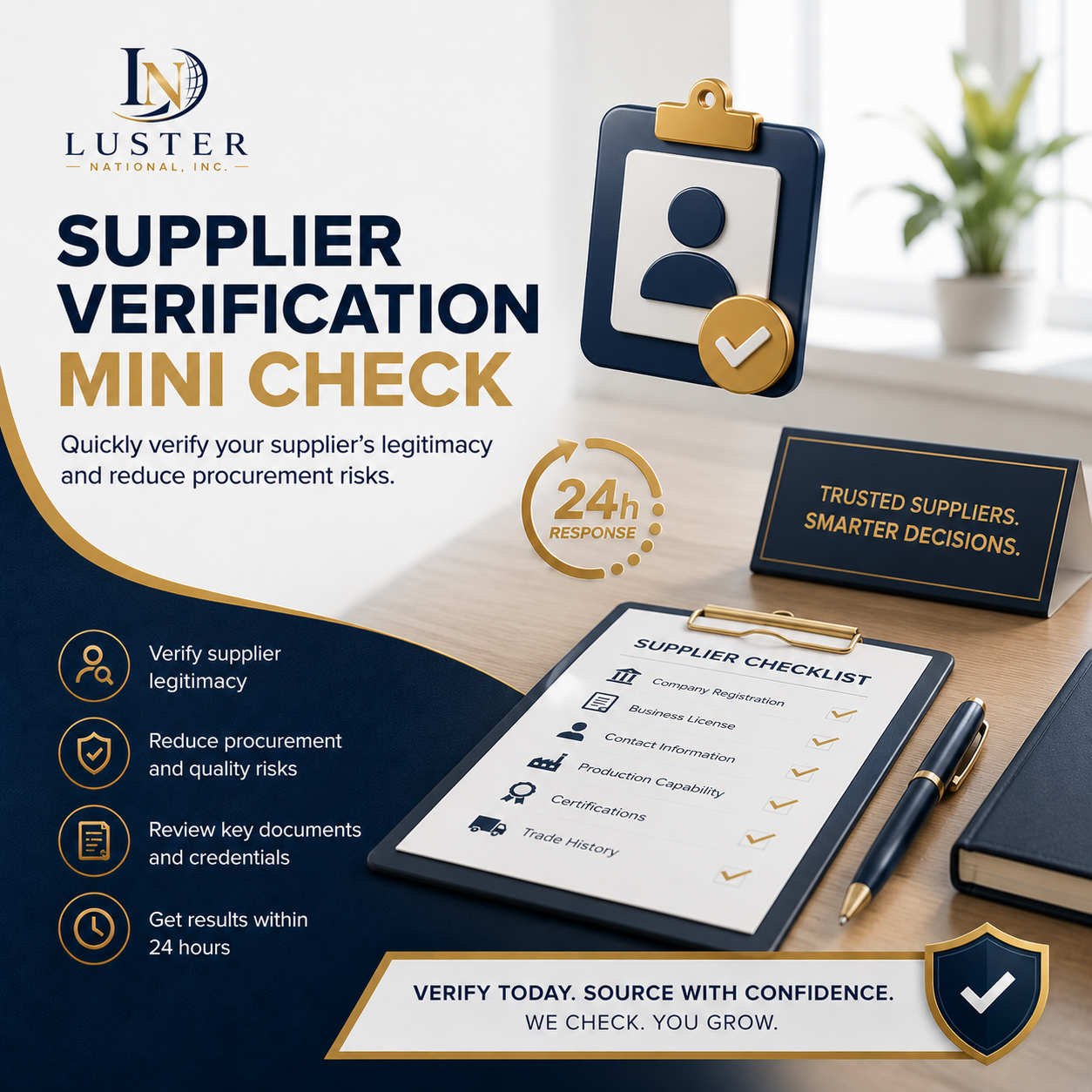 Supplier Verification Mini Check